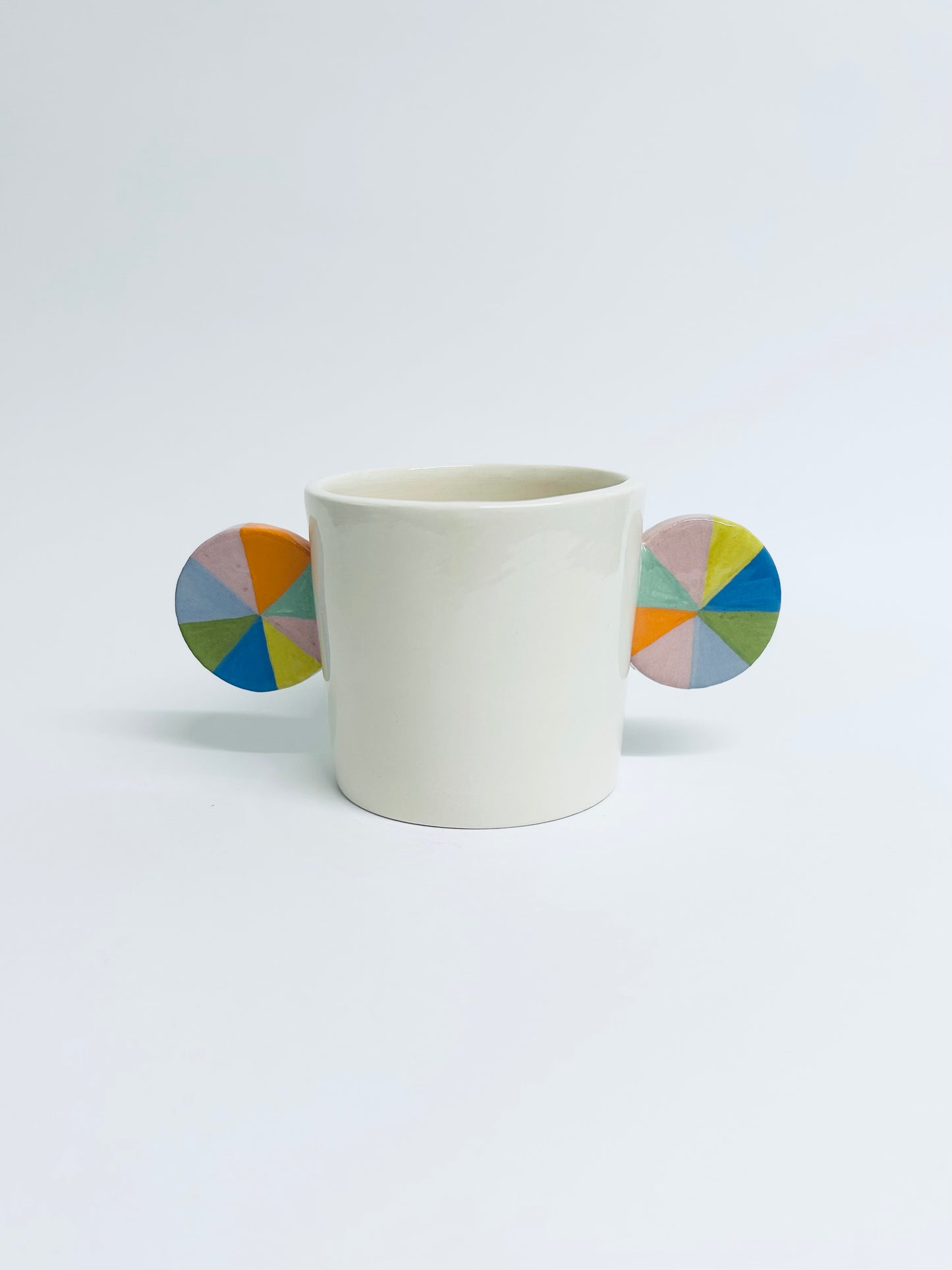 Rainbow Pinwheel Ears Cup