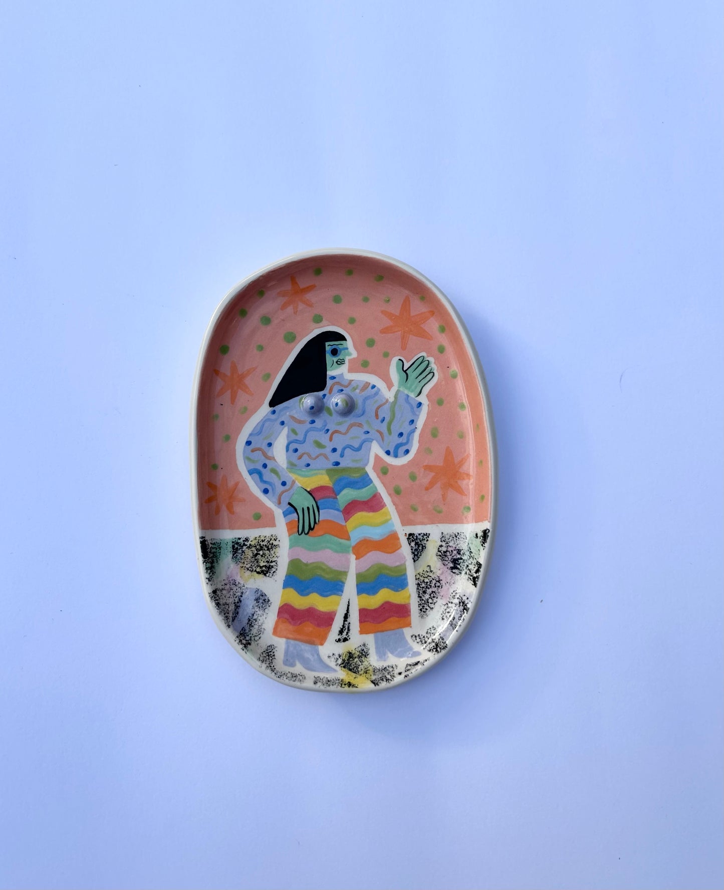 Disco Dancer plate