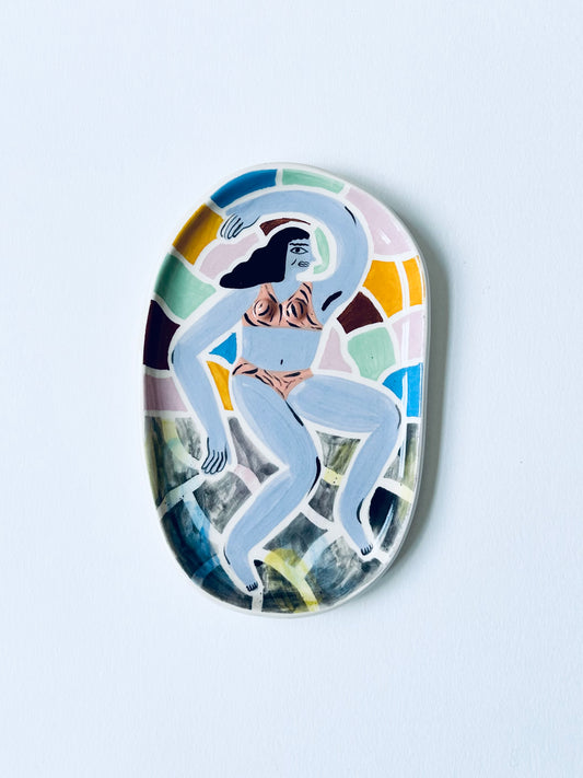 Dancing Girl Plate