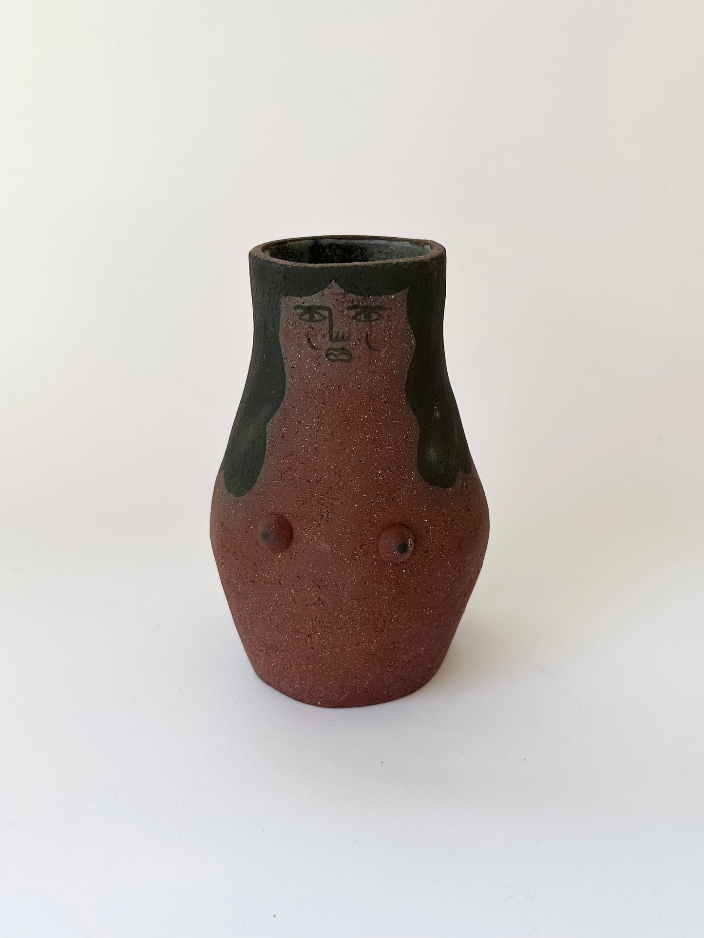 Stoneware Lady Vase