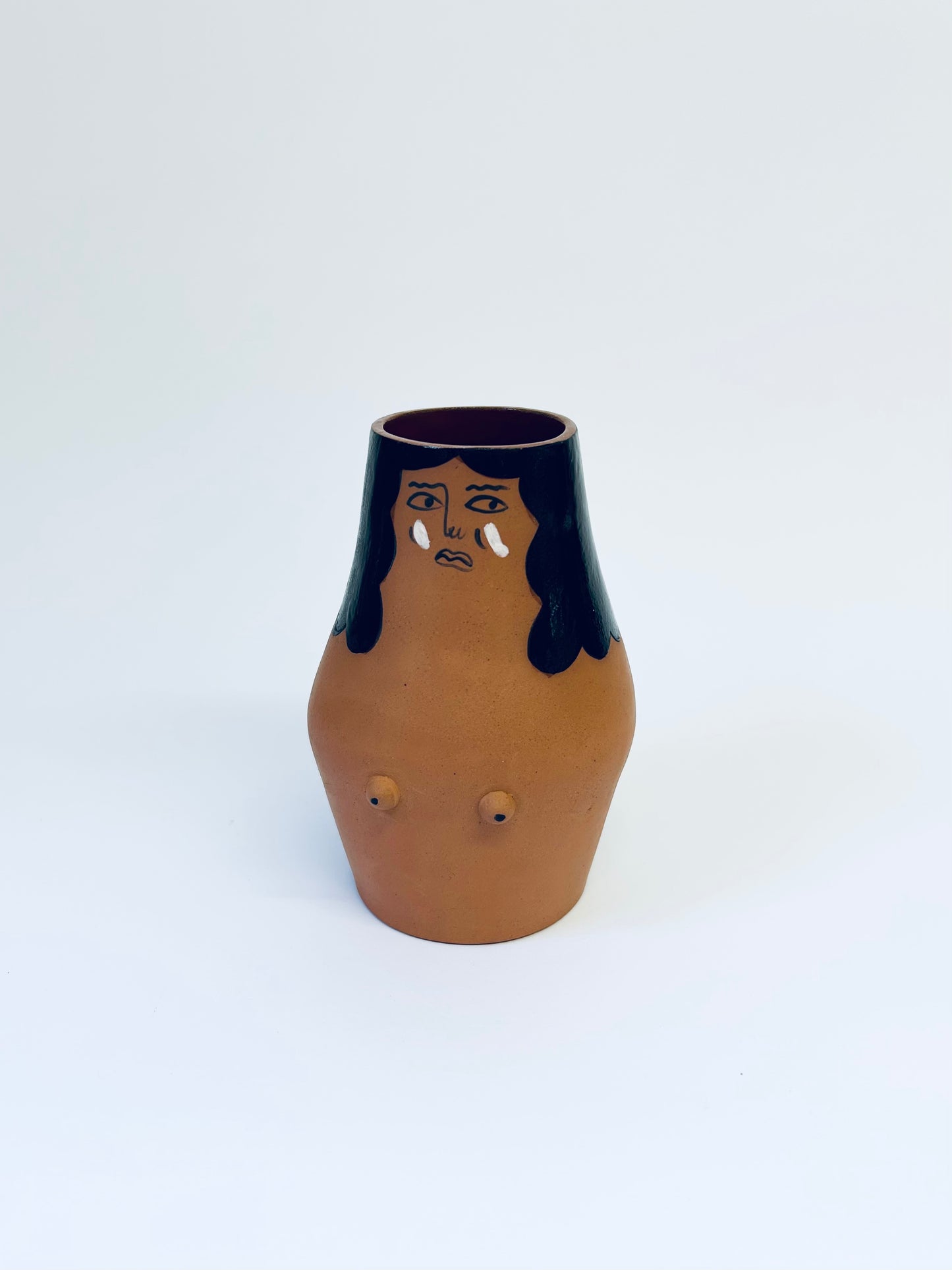 Small Lady Vase Terracotta