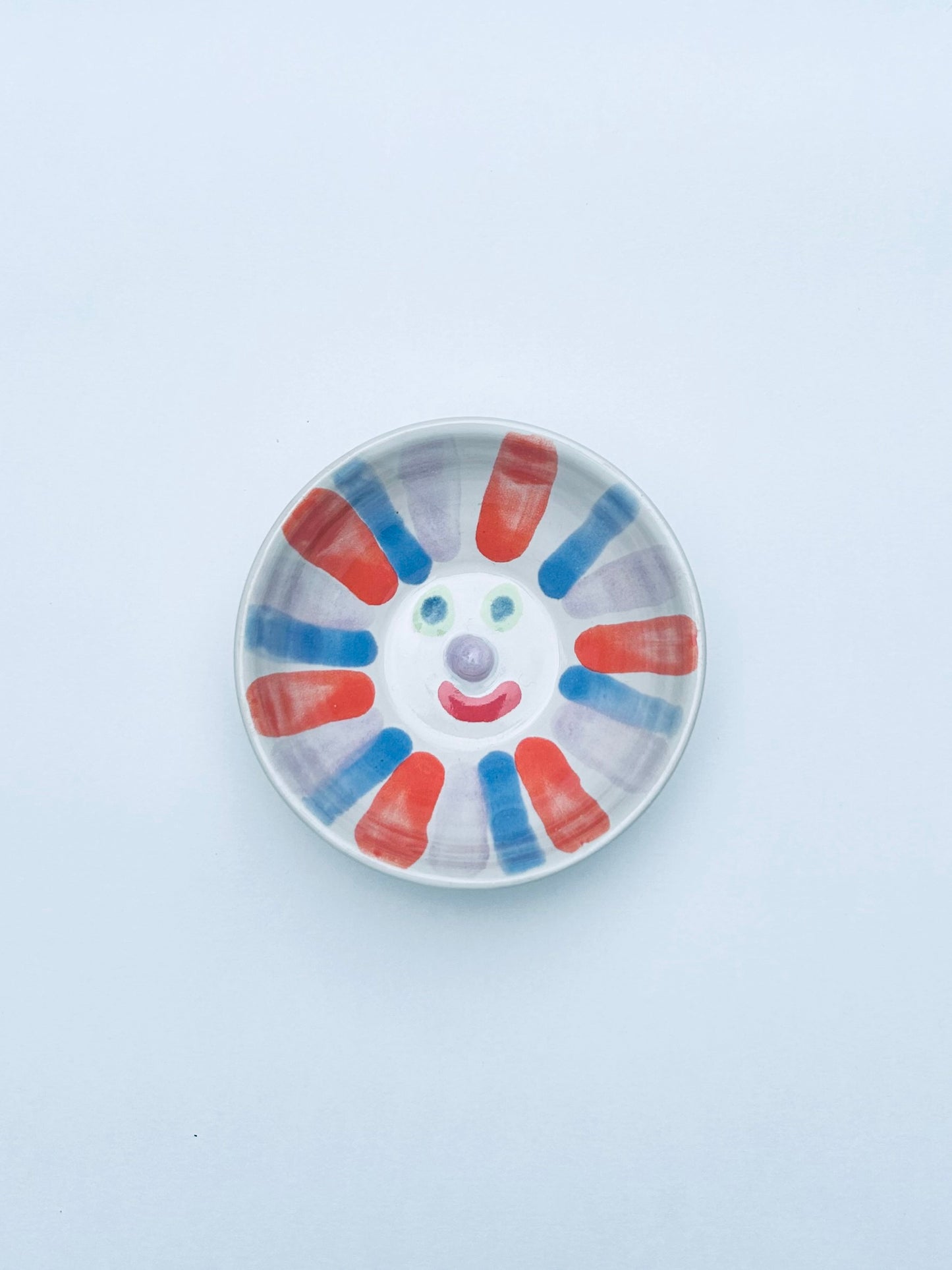 Colourful face dish small