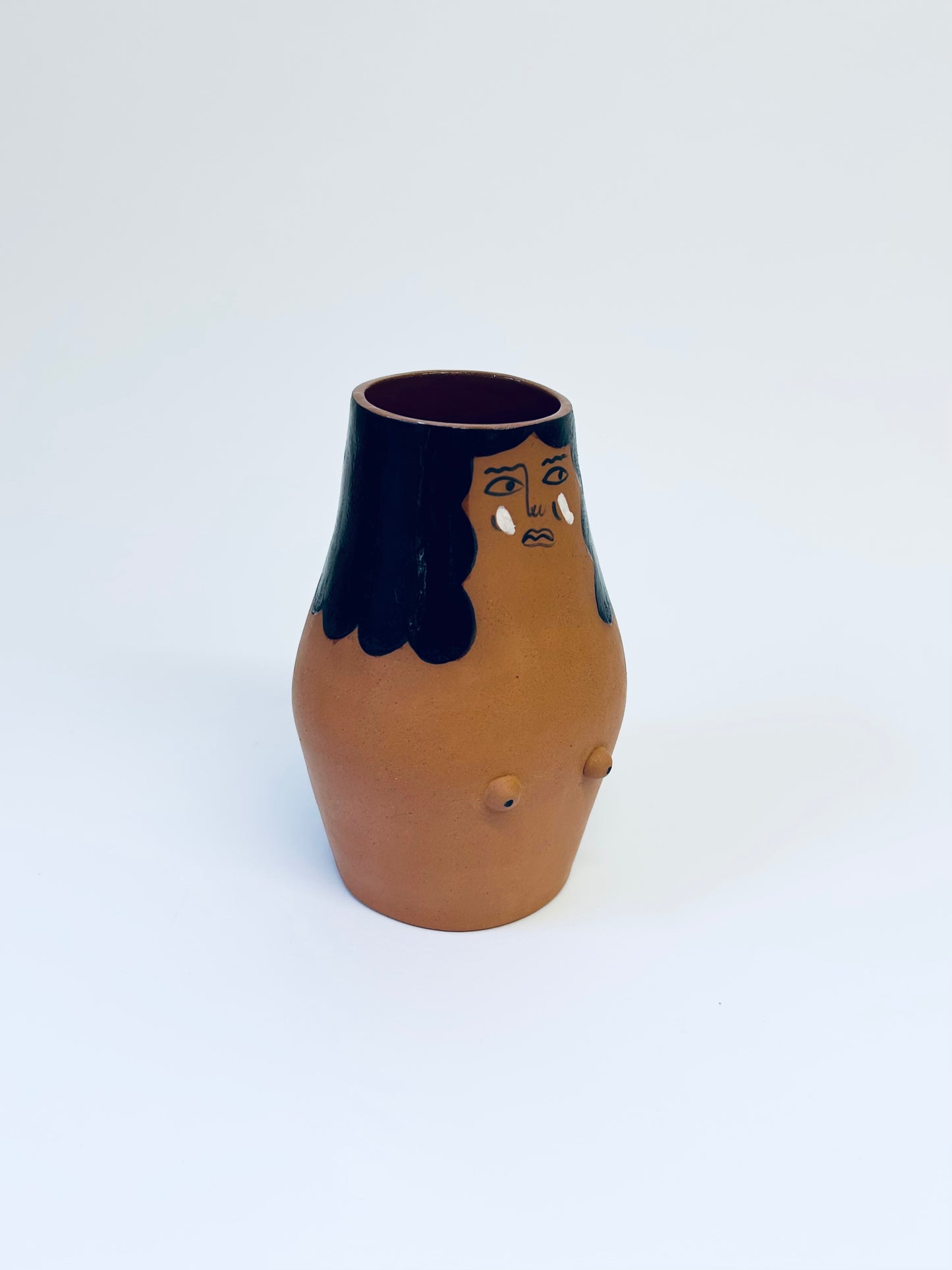 Small Lady Vase Terracotta