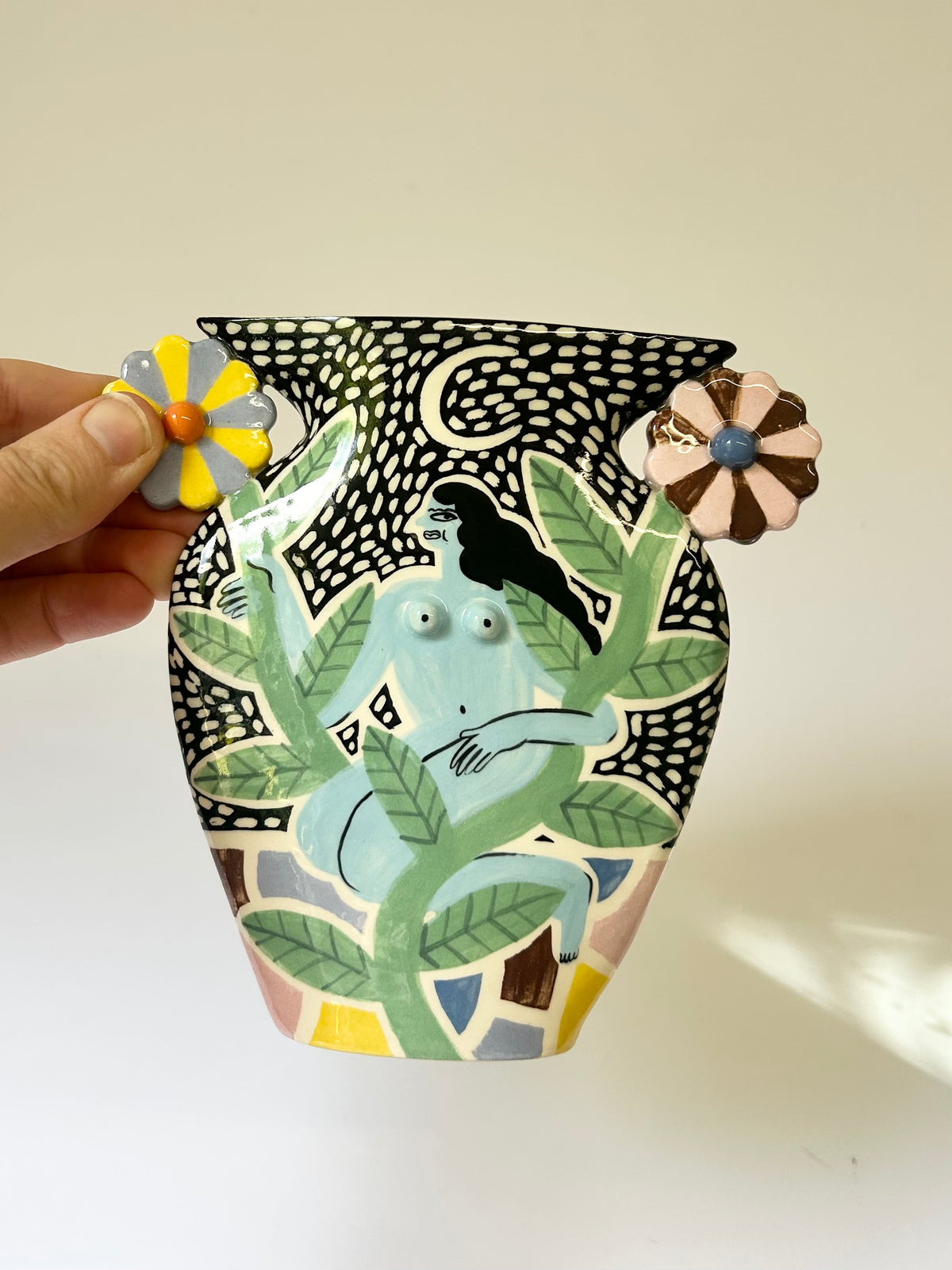 Starry Night Flower Vase