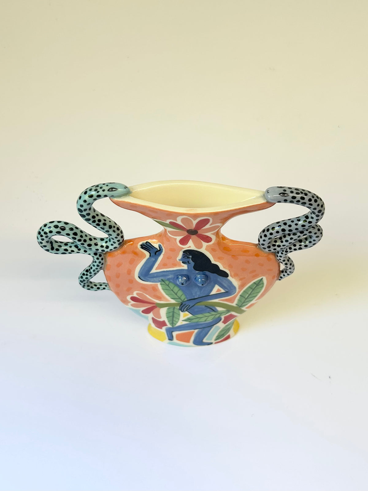 Dancing Blue Vase