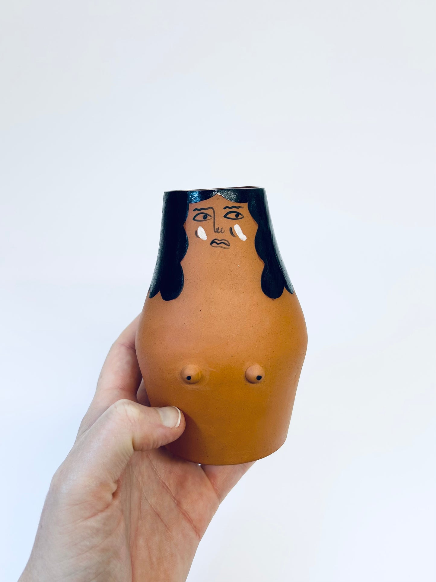 Small Lady Vase Terracotta