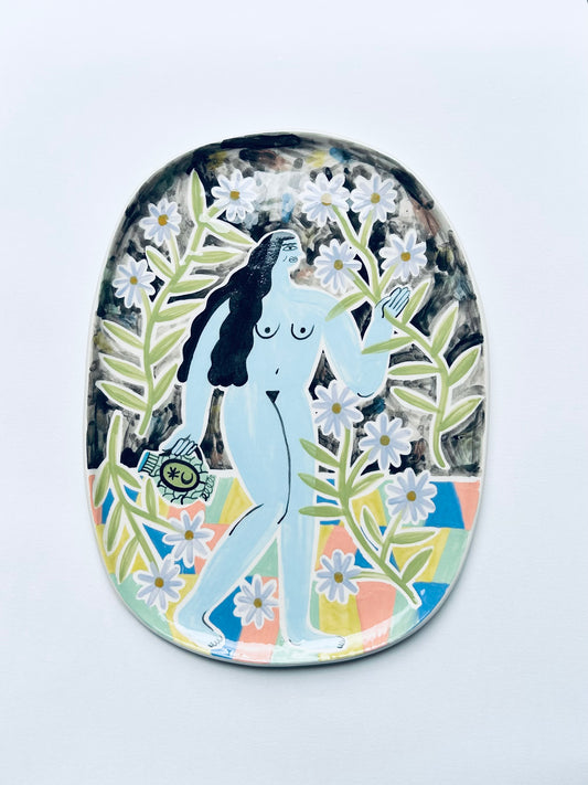 Night Garden Plate