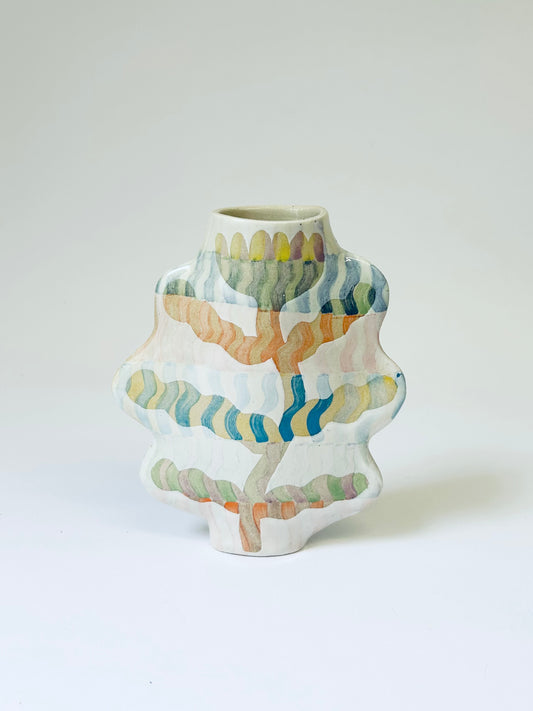 Wavy Wall Vase