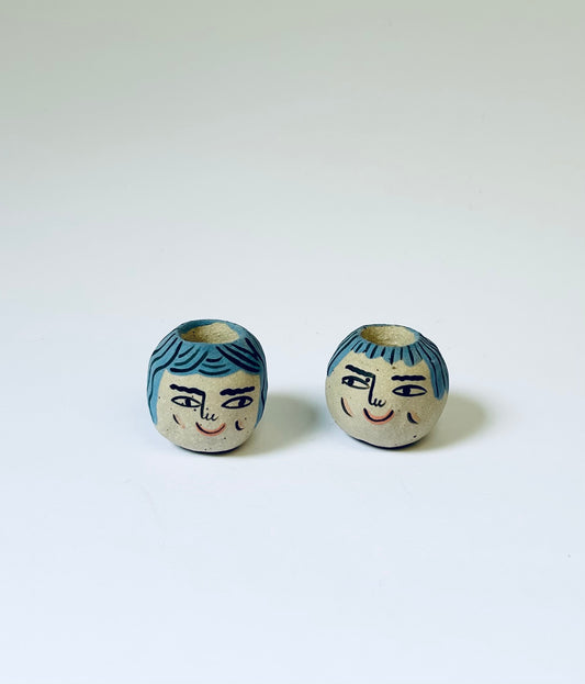 Little Head Candle Holders