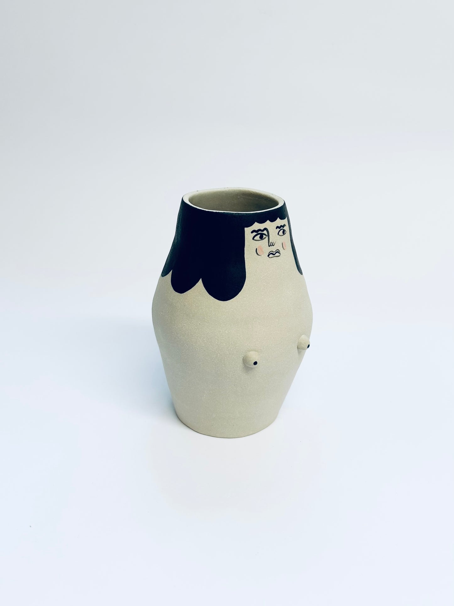 Small Lady Vase White