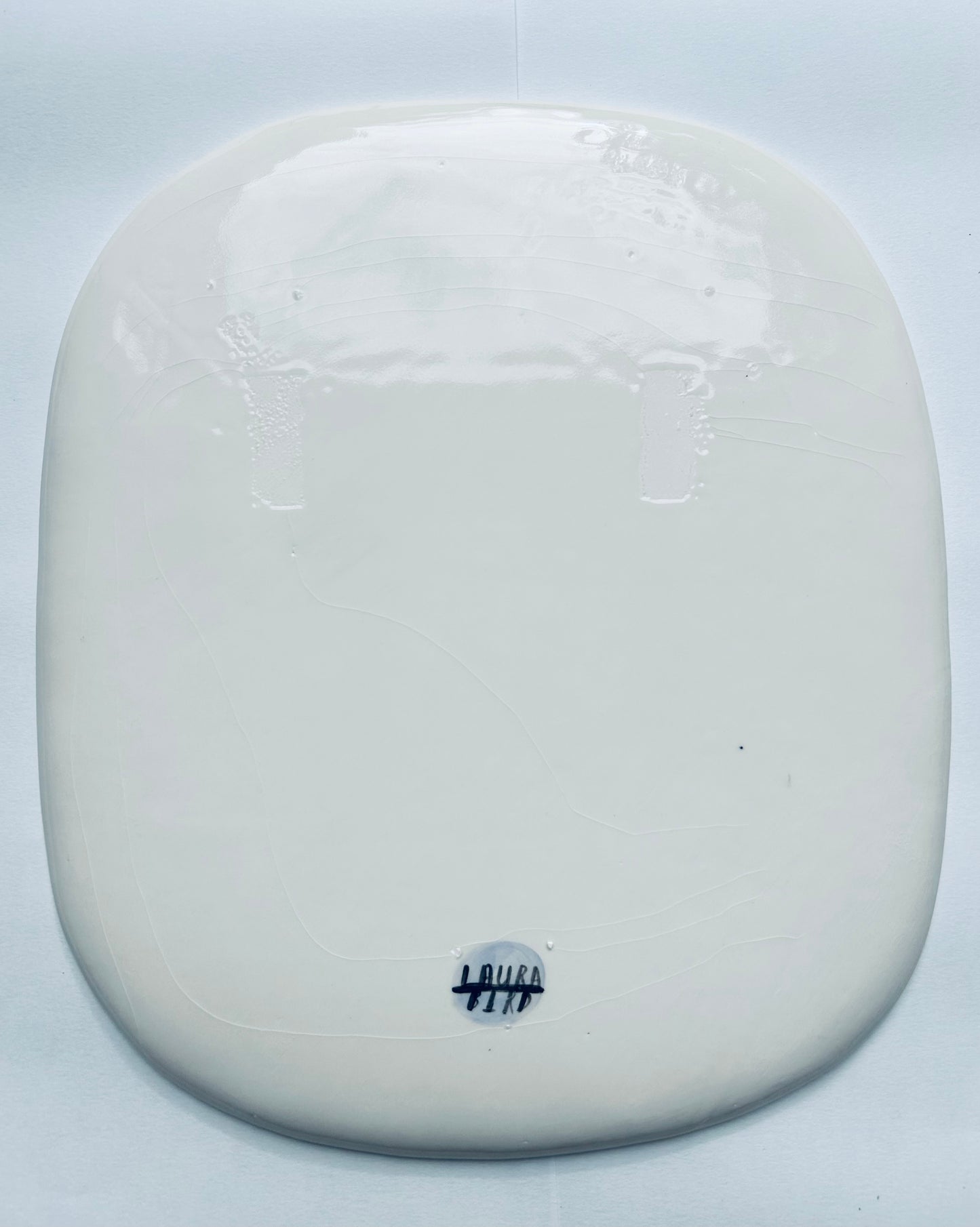 Orange Flower Platter