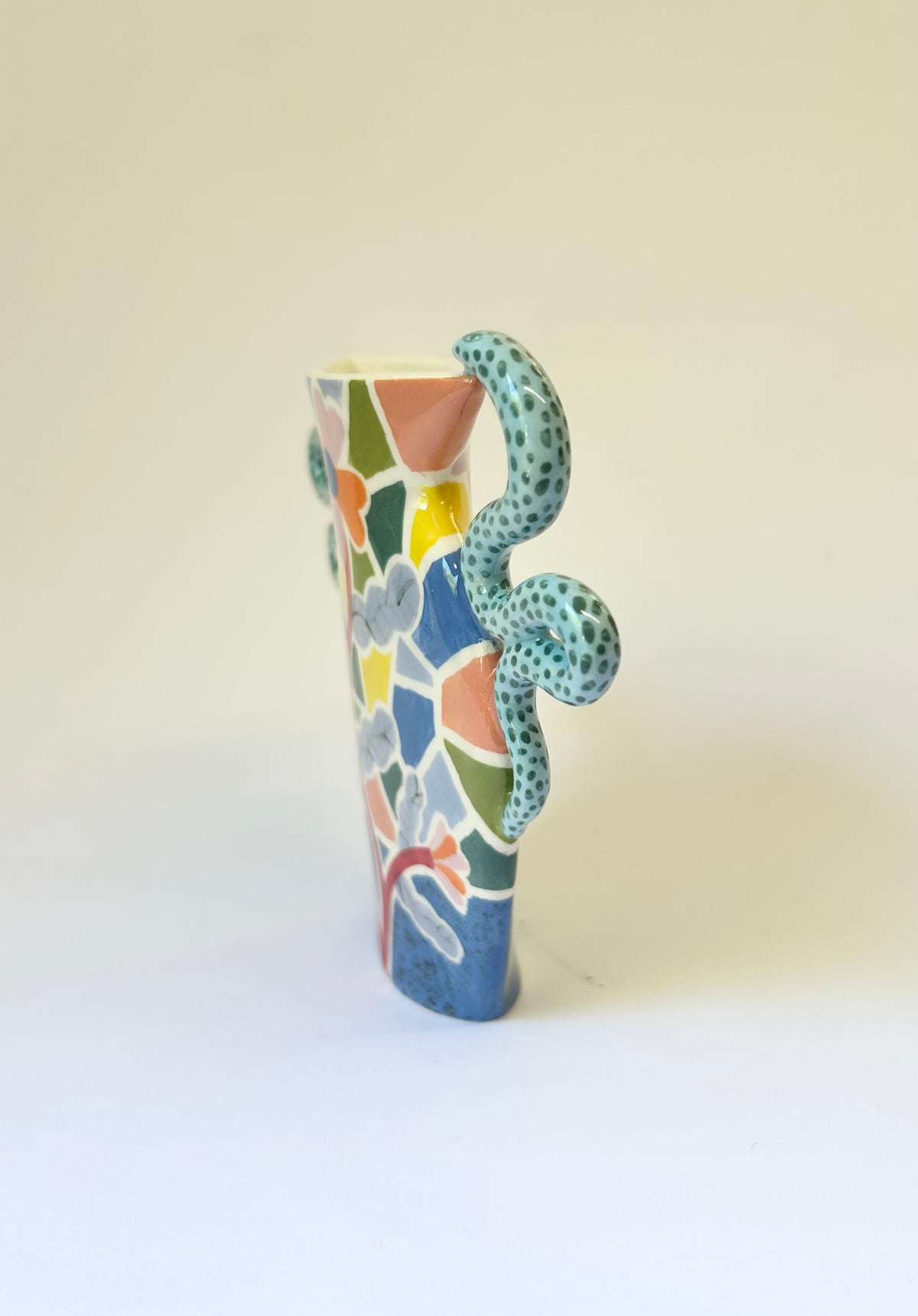 Flower Girl Snake Vase