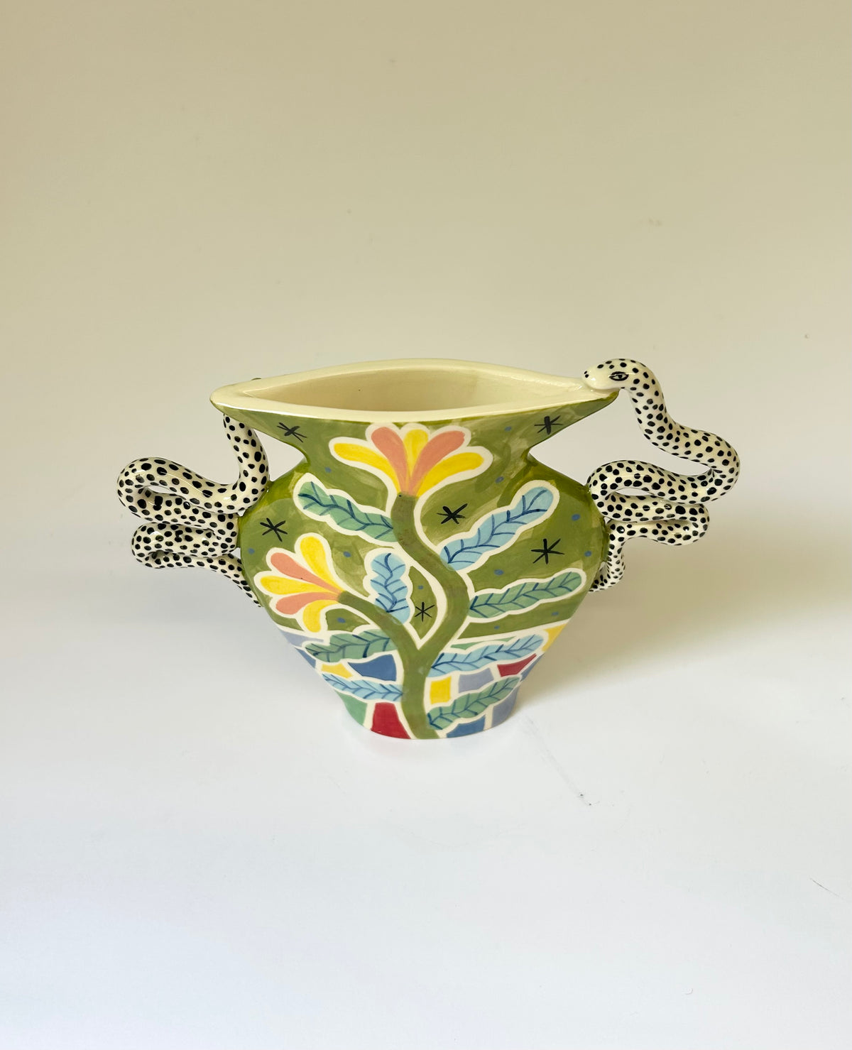 Moon & Snake Vase