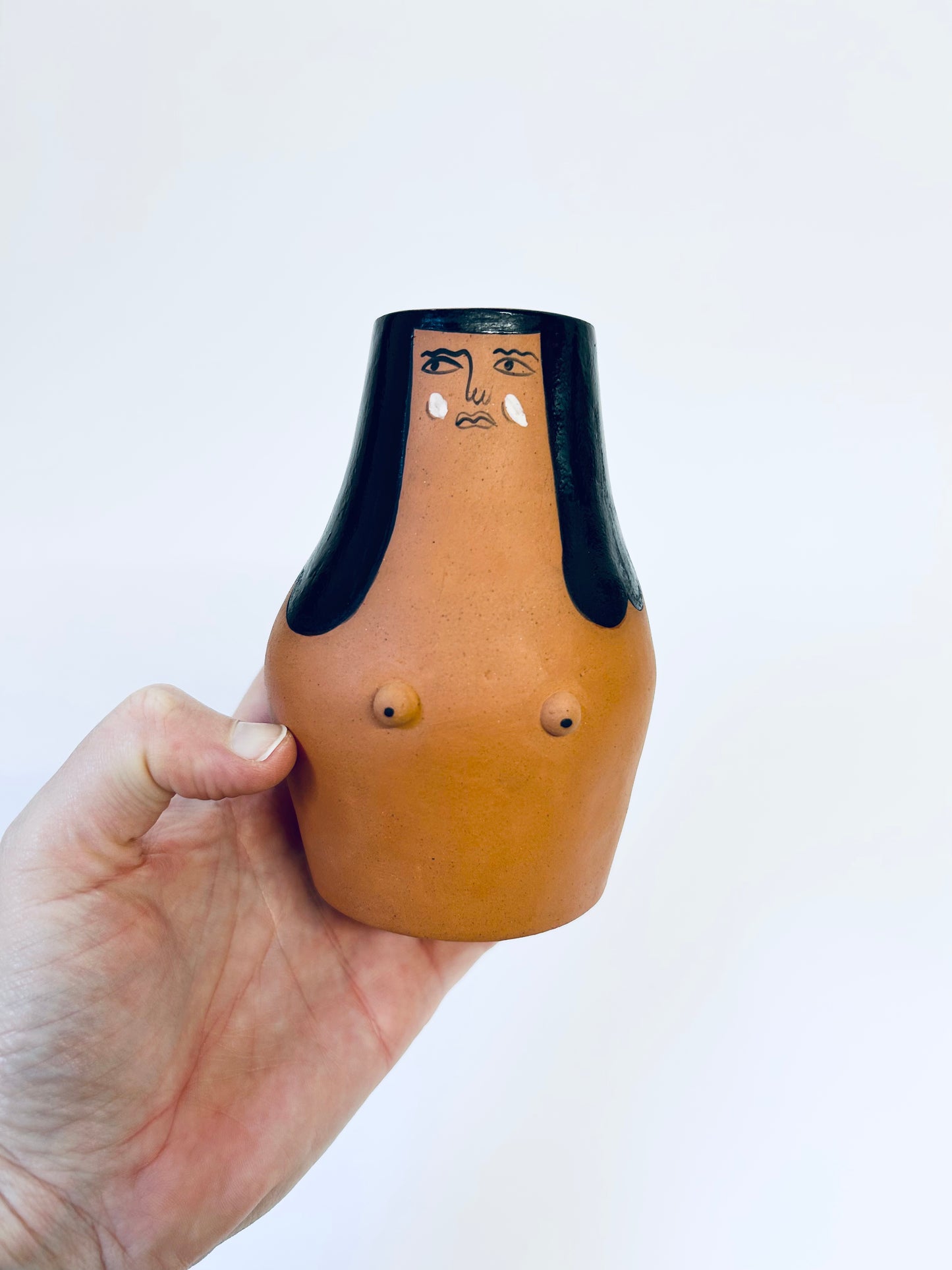 Small Lady Vase Terracotta